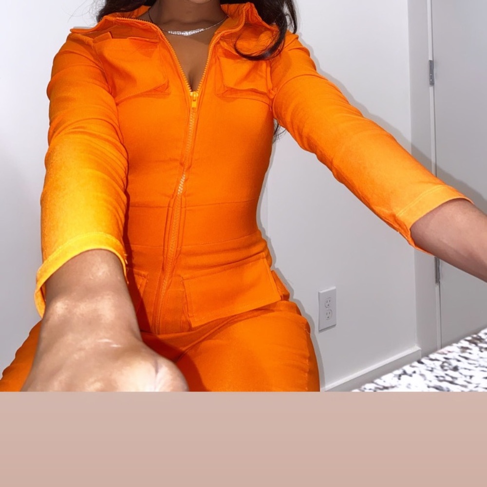 Orange jumpsuit